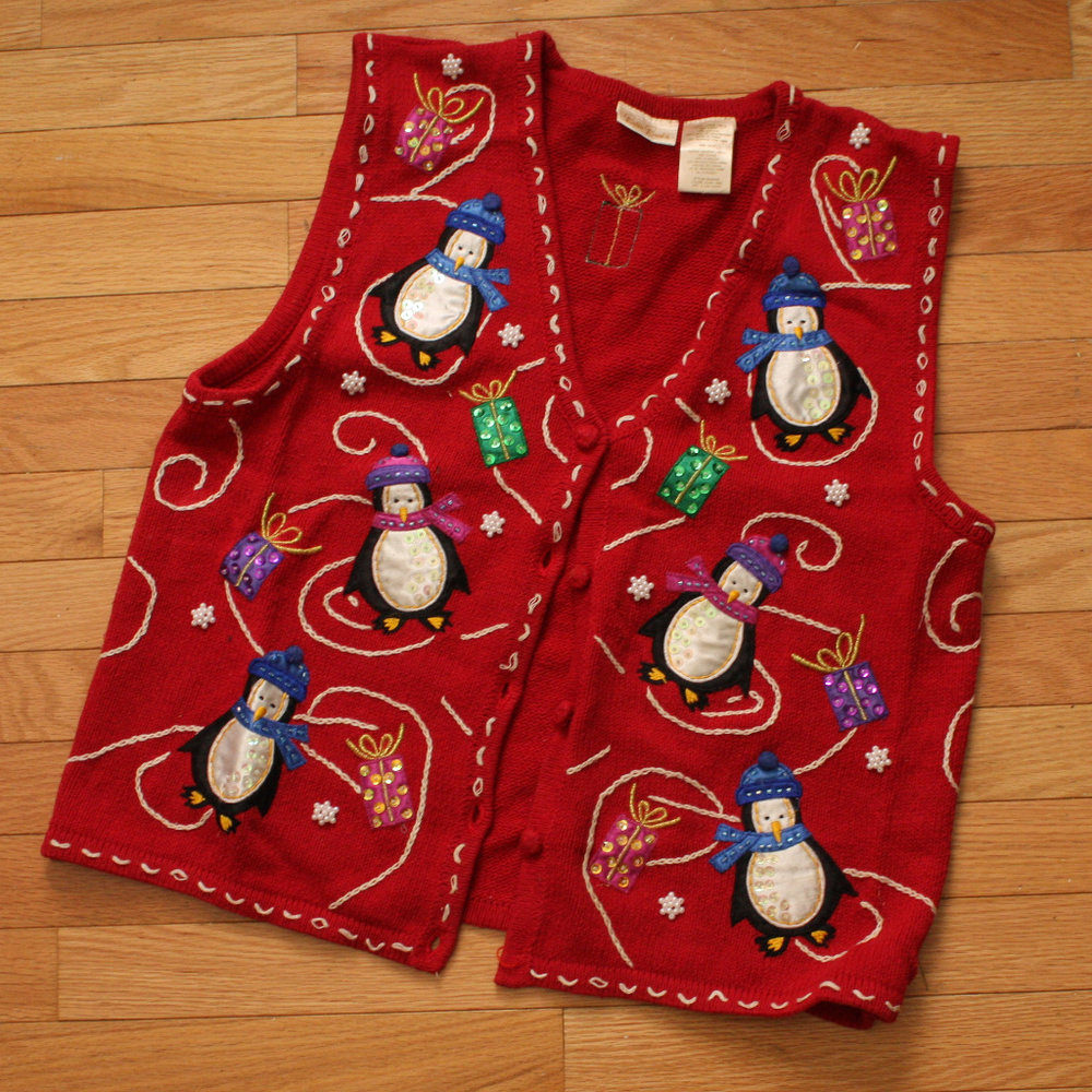 Vintage Ugly Christmas Vest